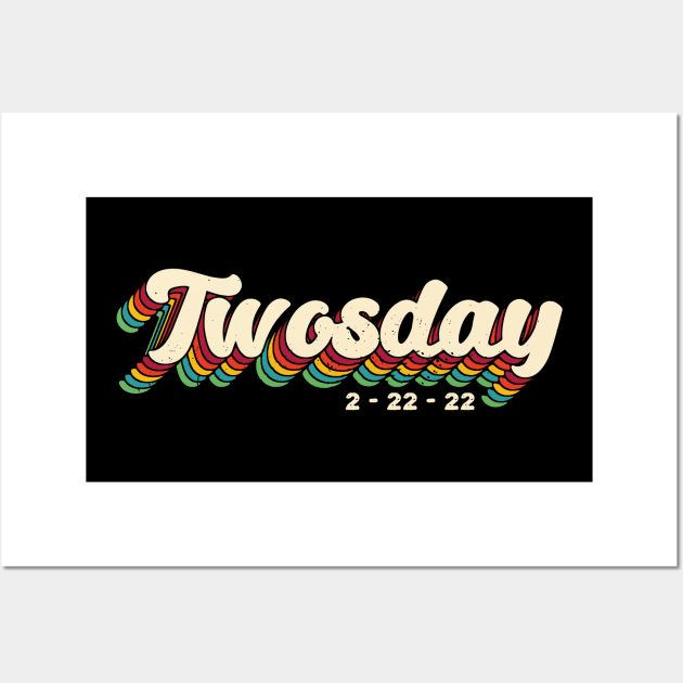 Happy Twosday Tuesday February 22nd 2022 - Funny 2/22/22 Souvenir Gift Wall Art by Gaming champion